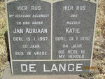 LANGE Jan Adriaan, de  -1967 & Katie -1990