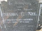 NEL Maria E. nee OOSTHUIZEN 1879-1956