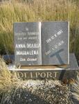 DELPORT Anna Maria Magdalena nee CRONJE 1887-1970