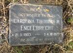ENGELBRECHT Carolina Theodora M. 1903-1979