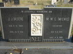 NEL J.J. 1904-1976 & M.W.C. WEYERS 1905-1989