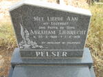 PELSER Abraham Liebrecht 1908-1979