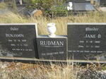 RUDMAN Benjamin 1898-1989 & Jane D. 1900-1990