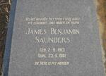 SAUNDERS James Benjamin 1913-1981