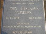SAUNDERS John Benjamin 1948-1969