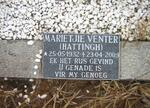 VENTER Marietjie nee HATTINGH 1932-2009
