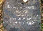 WESSELS Charlotte Caroline nee DREYER 1947-1966
