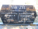 ZYL Johannes N., van 1933-2003 & Elizabeth M. 1932-1981