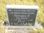 TALJAARD Susara E. nee VENTER 1909-1991