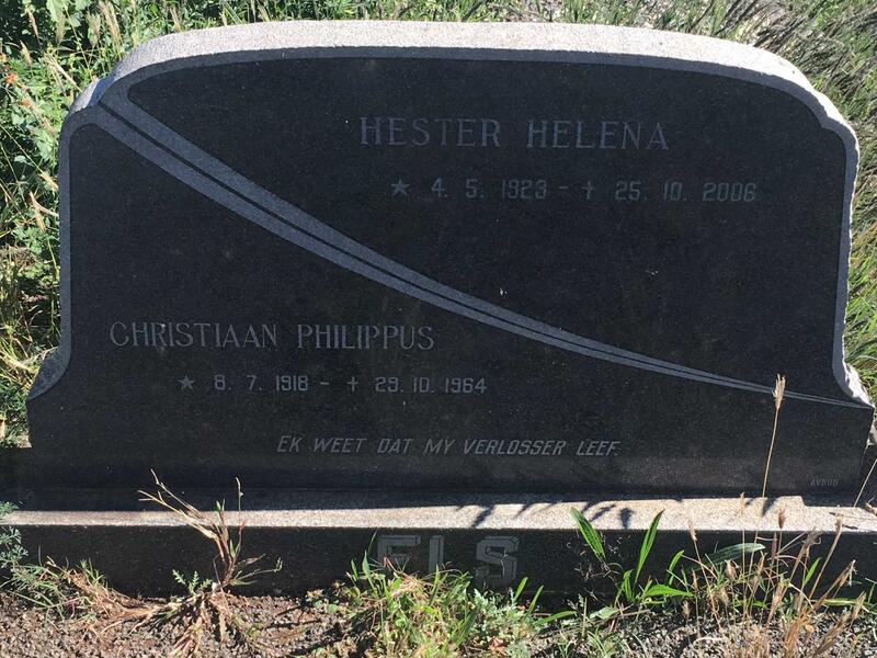 ELS Christiaan Philippus 1918-1964 & Hester Helena 1923-2006