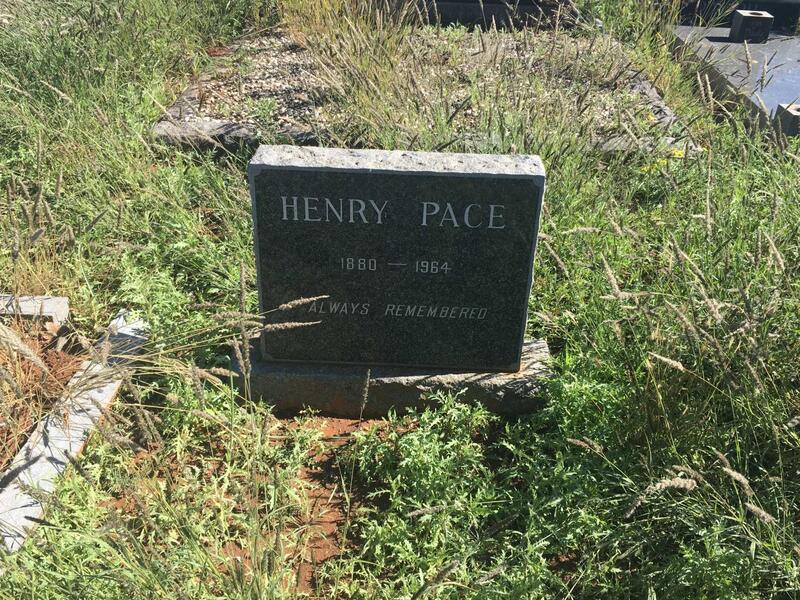 PACE Henry 1880-1964