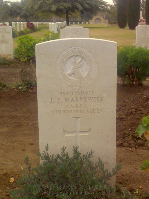 MARNEWICK J.P. -1943