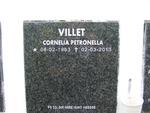 VILLET Cornelia Petronella 1963-2013