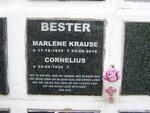 BESTER Cornelius 1938- & Marlene Krause 1939-2016