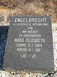 ENGELBRECHT Maria Elizabeth 1904-1981