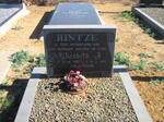 HINTZE Elizabeth J. 1912-1984