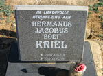 KRIEL Hermanus Jacobus 1937- 2010
