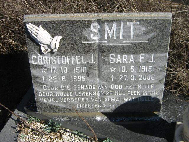 SMIT Christoffel J. 1910-1995 & Sara E.J. 1915-2006
