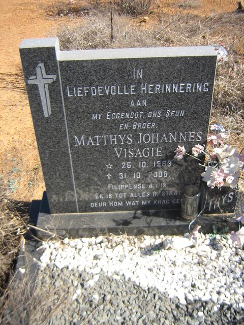 VISAGIE Matthys Johannes 1963-2008