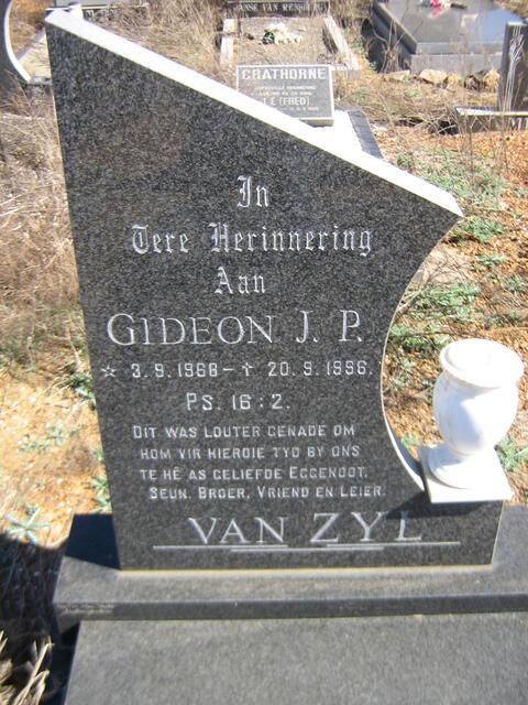 ZYL Gideon J.P., van 1968-1996