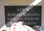 LOUW Albertus Marthinus 1913-1992 & Anna Margritha