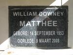 MATTHEE William Downey 1953-2008