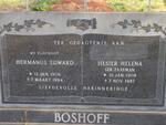 BOSHOFF Hermanus Edward 1906-1984 & Hester Helena ZAAYMAN 1908-1987