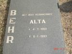 BEHR Alta 1960-1993