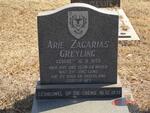 GREYLING Arie Zagarias 1959-1979