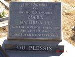 PLESSIS Beatrix Janettha, du nee Kok 1906-1987