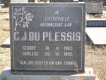 PLESSIS C.J., du 1903-1992