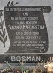 BOSMAN Susanna Margaretha 1918-1972