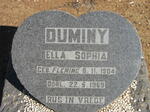 DUMINY Ella Sophia nee FLEMING 1904-1969