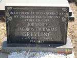 GREYLING Johannes Jacobus Zacharias 1917-1983