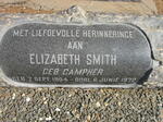 SMITH Elizabeth nee CAMPHER 1904-1972