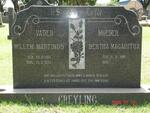 GREYLING Willem Martinus 1913-1970 & Bertha Magaritha 1918-