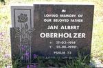 OBERHOLZER Jan Albert 1914-1998