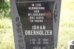 OBERHOLZER Johan 1964-1998