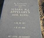 APPELGRYN Susara M.J. nee KUHN 1917-1996