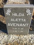 AVENANT Hilda Aletta 1946-1993