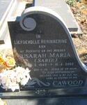 CAWOOD Susarah Maria 1949-2002