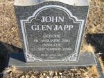 JAPP John Glen 1911-1998