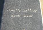 PLESSIS Dorette, du 1982-2003