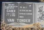 TONDER Carien, van 1965-1998