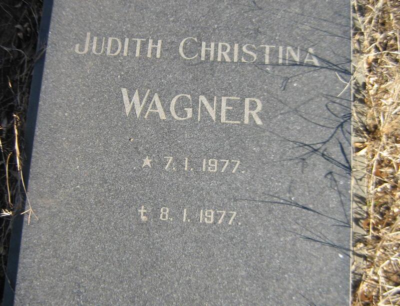 WAGNER Judith Christina 1977-1977