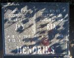 HENDRIKS Jan 1945-2006 & Ria 1946-2009