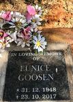 GOOSEN Eunice 1948-2017