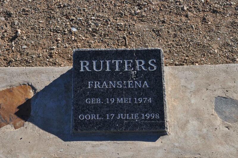 RUITERS Fransiena 1974-1998