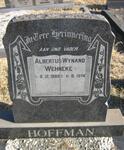 HOFFMAN Albertus Wynand Wehneke 1885-1974