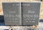 STRAUSS Adam 1908-1993 & Miem 1918-2000